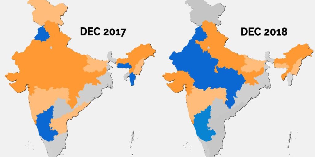 Blue is the new Green;  Assembly Election Results Dec&nbsp;2018
