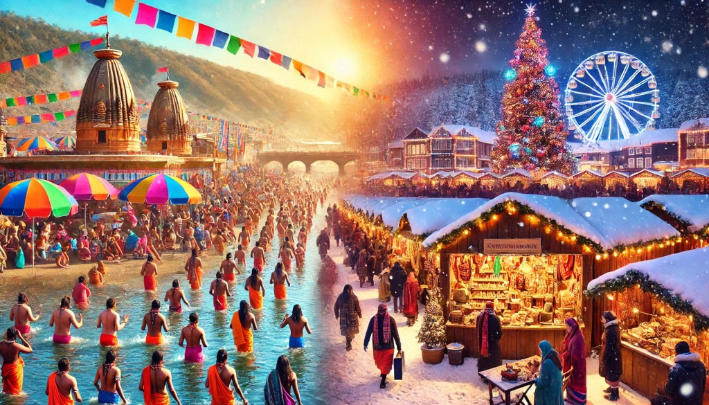 Mahakumbh in India versus Christmas Markets in the west: Festivals as Economic Powerhouses