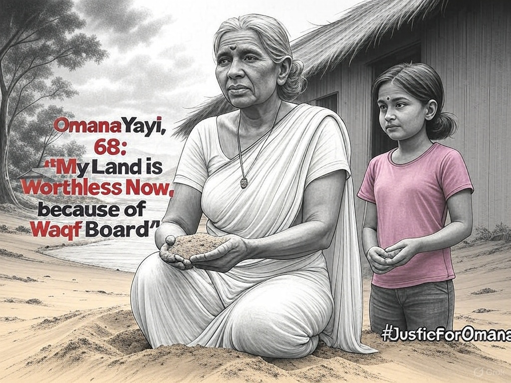 The Silent Agony of Omana Yayi: A Munambam Family’s Fight Against the Waqf Board’s Land&nbsp;Grab