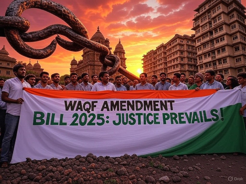 Waqf Amendment Bill 2025: BJP Proves the Naysayers Wrong with a Hard-Fought&nbsp;Victory