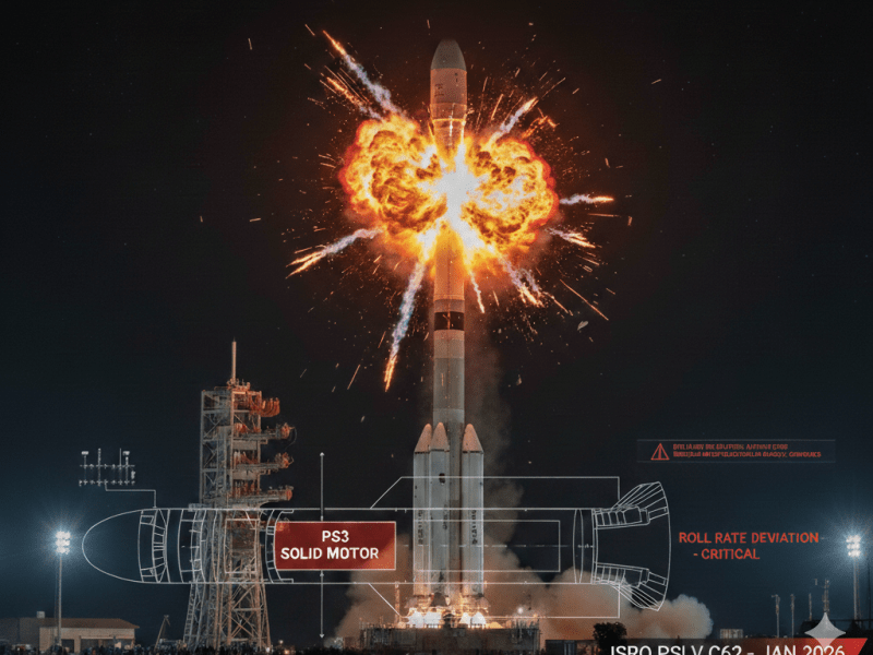 PSLV-C62 Failure Analysis: Why ISRO’s Workhorse is Struggling in SpaceX&nbsp;era!